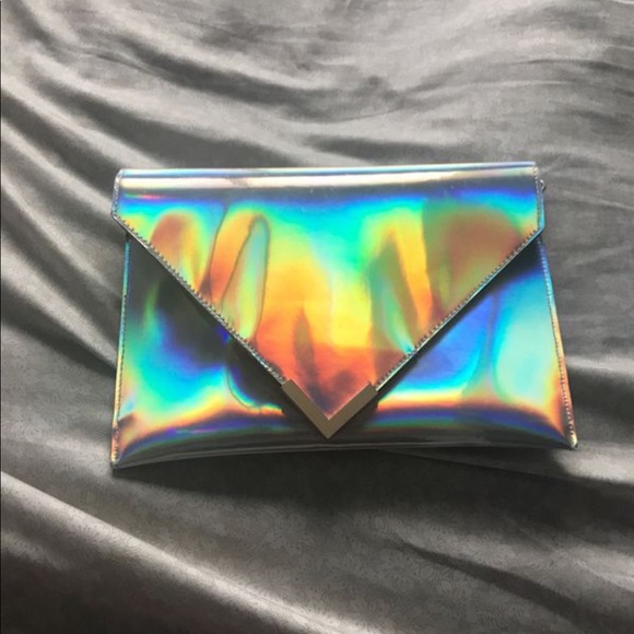 Iridescent/ Holographic clutch set - Picture 4 of 4
